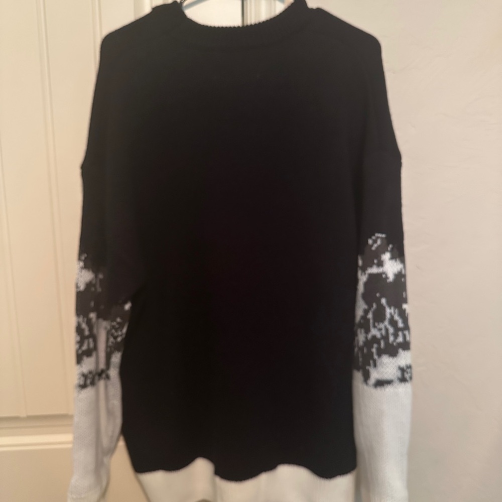 Aelfric Eden Monochrome Mountain Crewneck Sweater - Picture 2 of 3